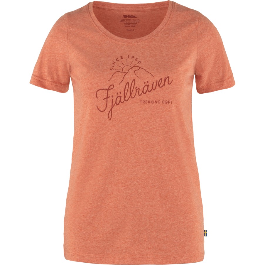Fjällräven Sunrise T-Shirt W Rowan Red-Melange