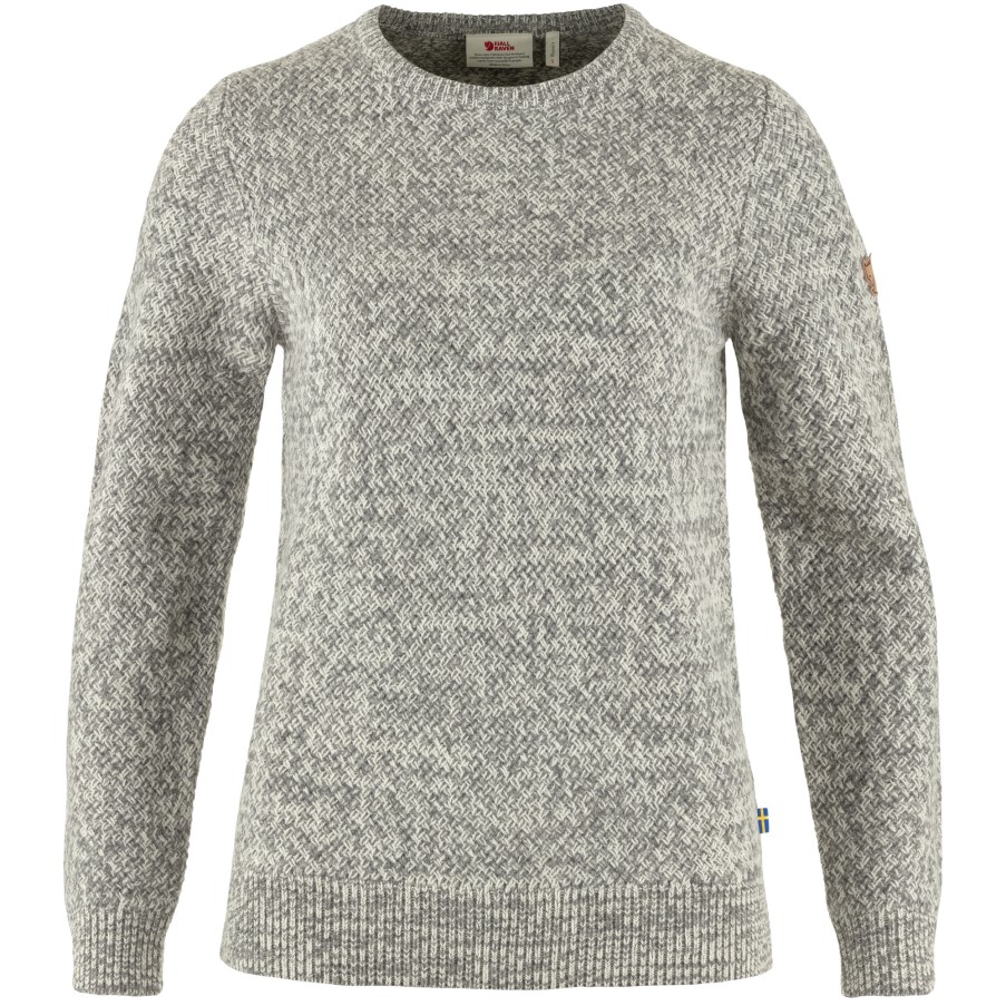 Eggshell-Grey Övik Structure Sweater W Fjällräven