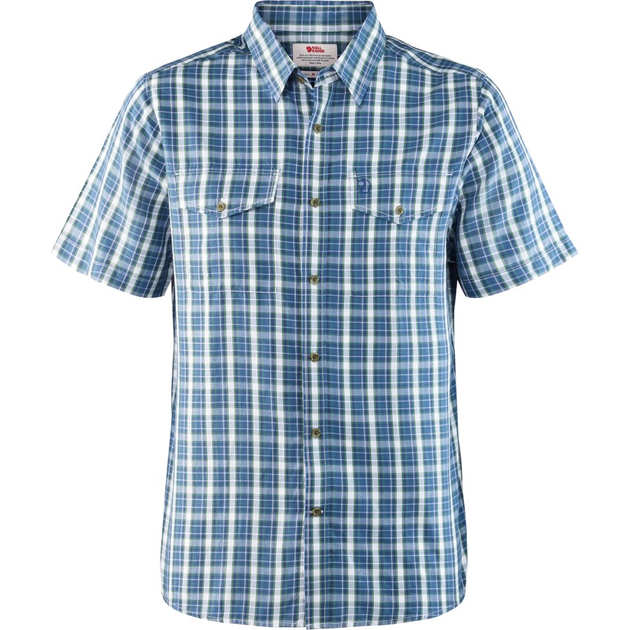 Fjällräven Brand Abisko Cool Shirt Ss M Uncle Blue