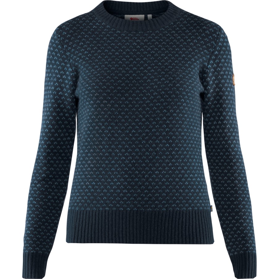Övik Nordic Sweater W Fjällräven Dark Navy