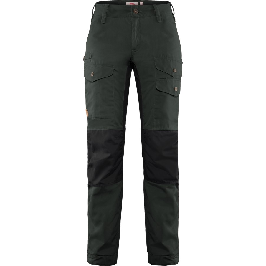 Vidda Pro Ventilated Trousers W Reg Dark Grey-Black Fjällräven