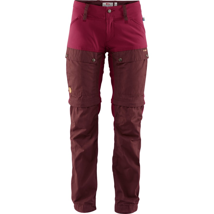 Keb Gaiter Trousers W Long Dark Garnet-Plum Fjällräven