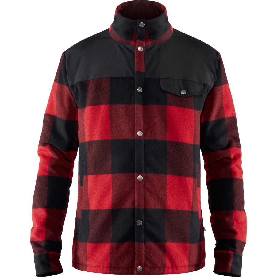 Red Fjällräven Canada Wool Padded Jacket M
