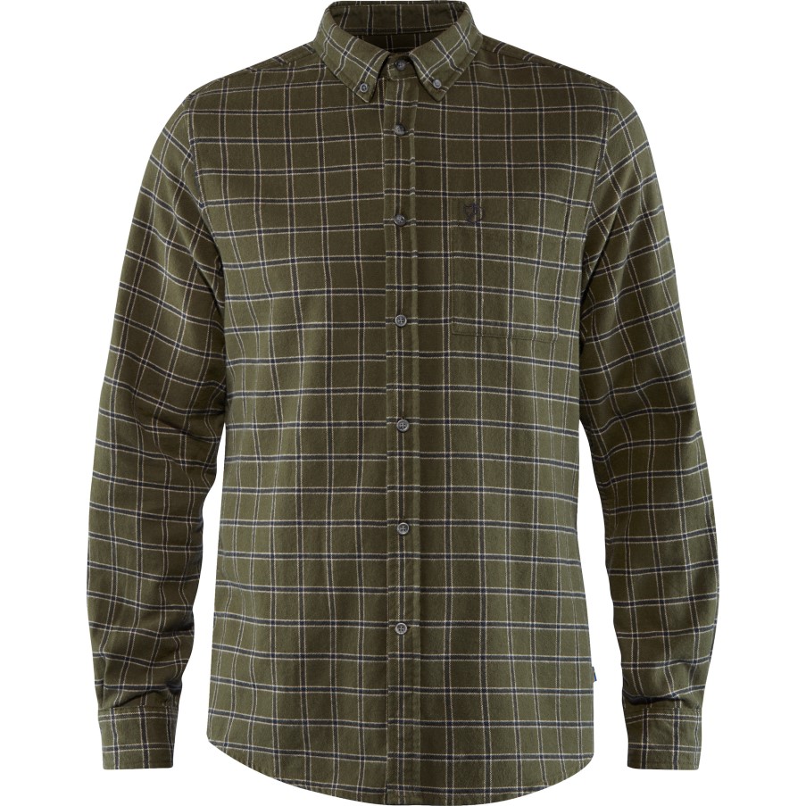 Deep Forest Fjällräven Övik Flannel Shirt M