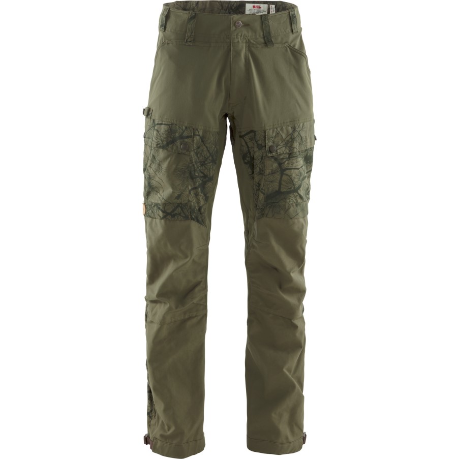 Fjällräven Green Camo-Laurel Green Lappland Hybrid Trousers M