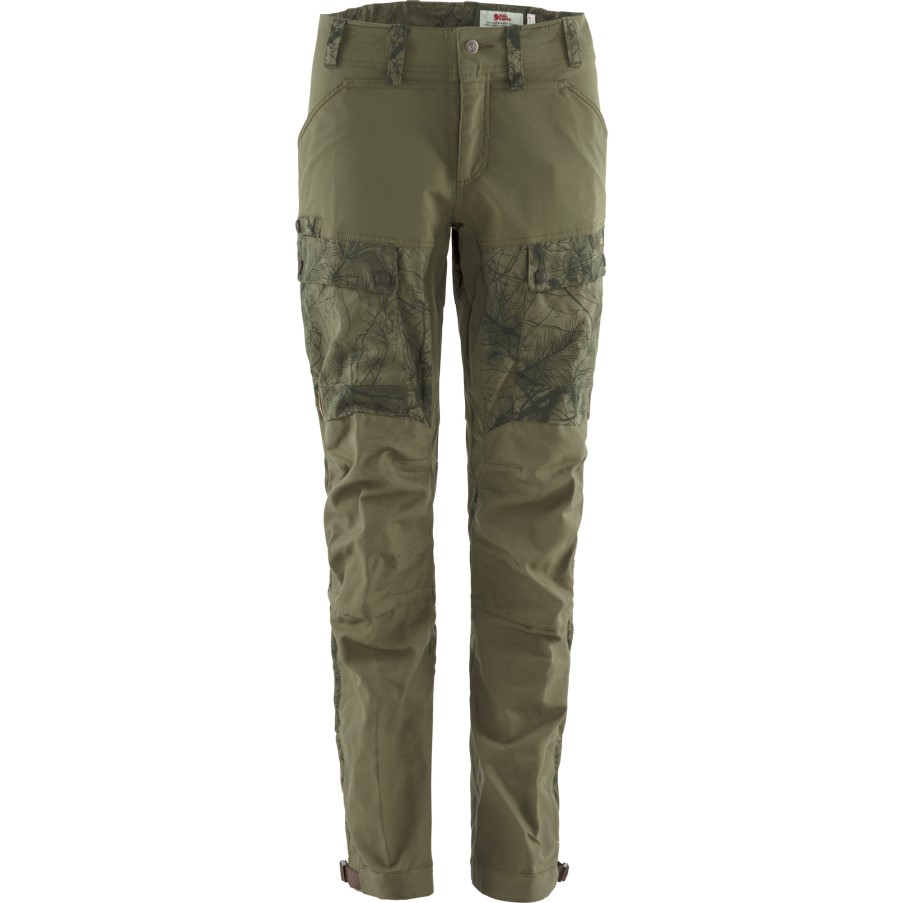 Green Camo-Laurel Green Fjällräven Lappland Hybrid Trousers W