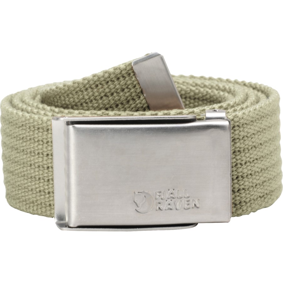 Light Khaki Fjällräven Merano Canvas Belt