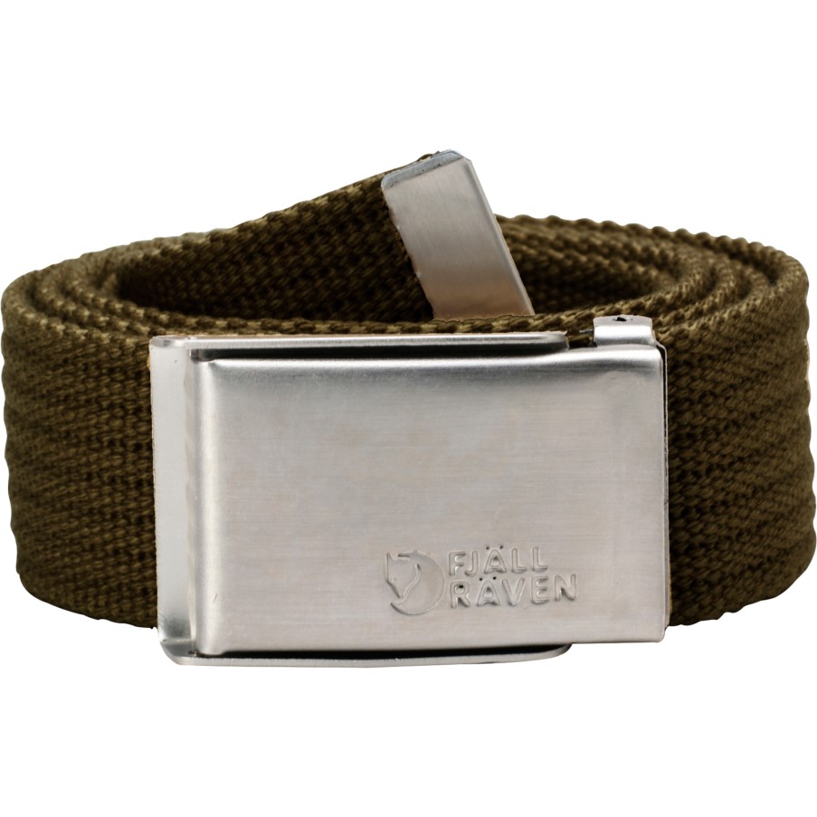 Merano Canvas Belt Dark Olive Fjällräven