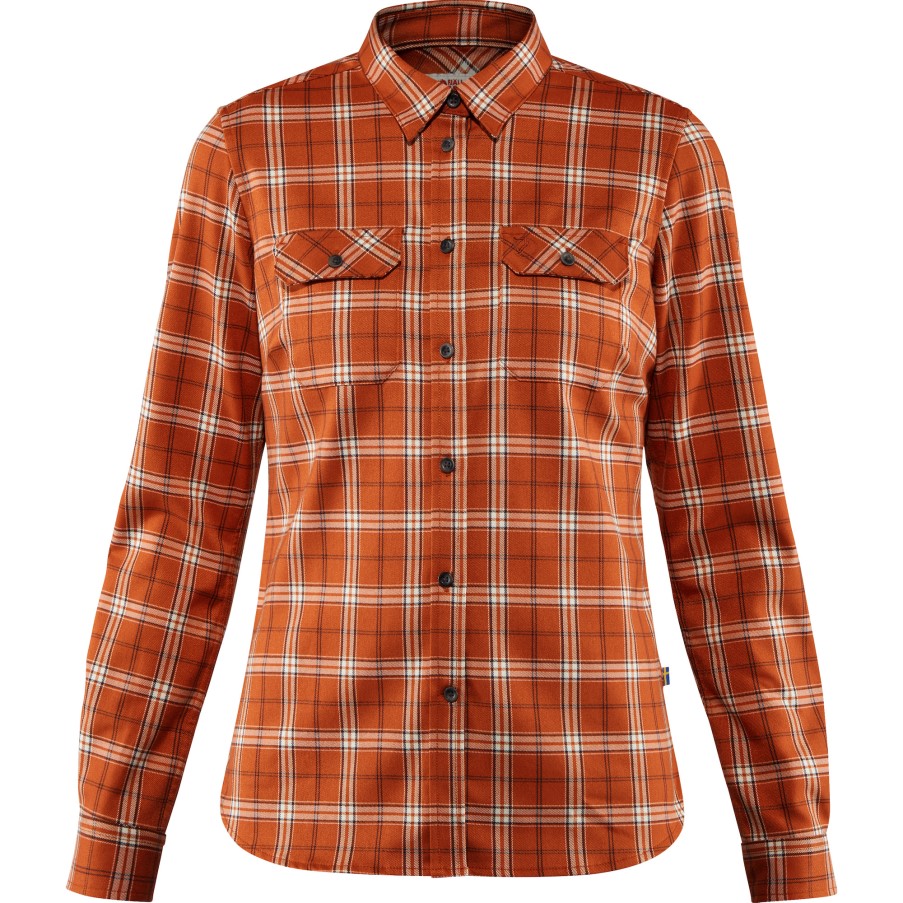 Fjällglim Stretch Shirt Ls W Autumn Leaf Fjällräven