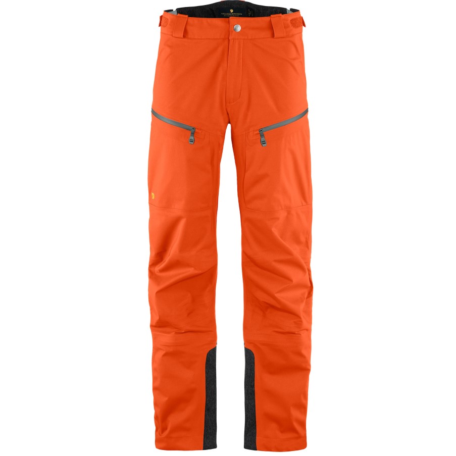 Fjällräven Bergtagen Eco-Shell Trousers M Hokkaido Orange
