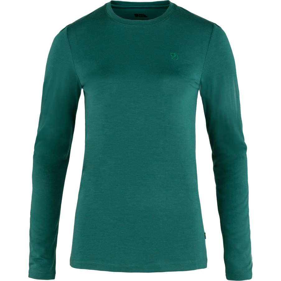 Arctic Green Fjällräven Abisko Wool Ls W
