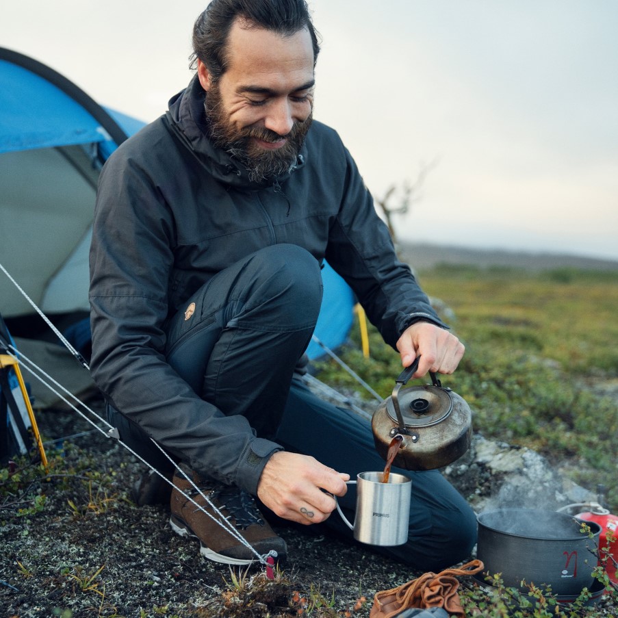 Abisko Lite Trekking Trousers M Reg Fjällräven Sand