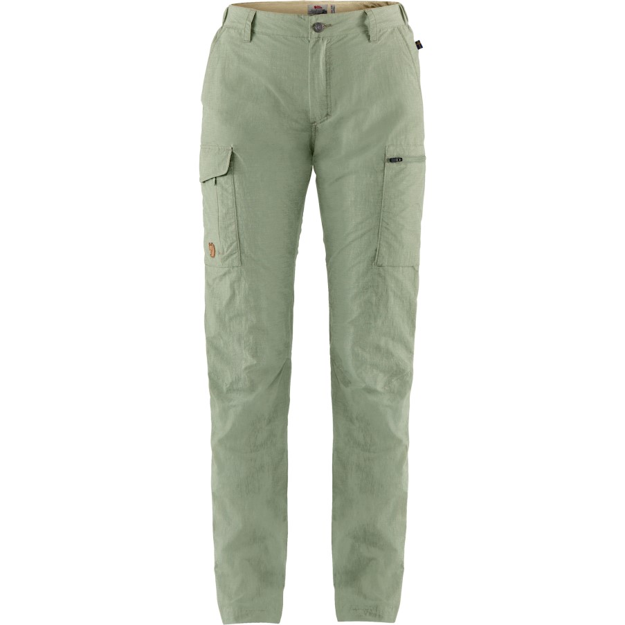 Sage Green Fjällräven Travellers Mt Trousers W