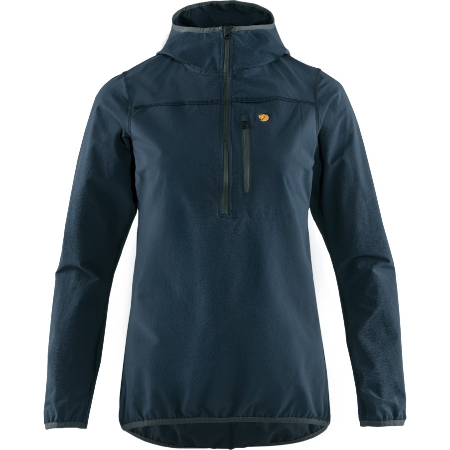 Mountain Blue Bergtagen Stretch Half Zip W Fjällräven