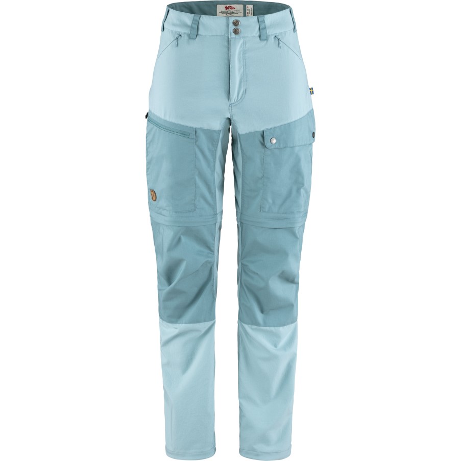 Mineral Blue-Clay Blue Fjällräven Abisko Midsummer Zip Off Trousers W