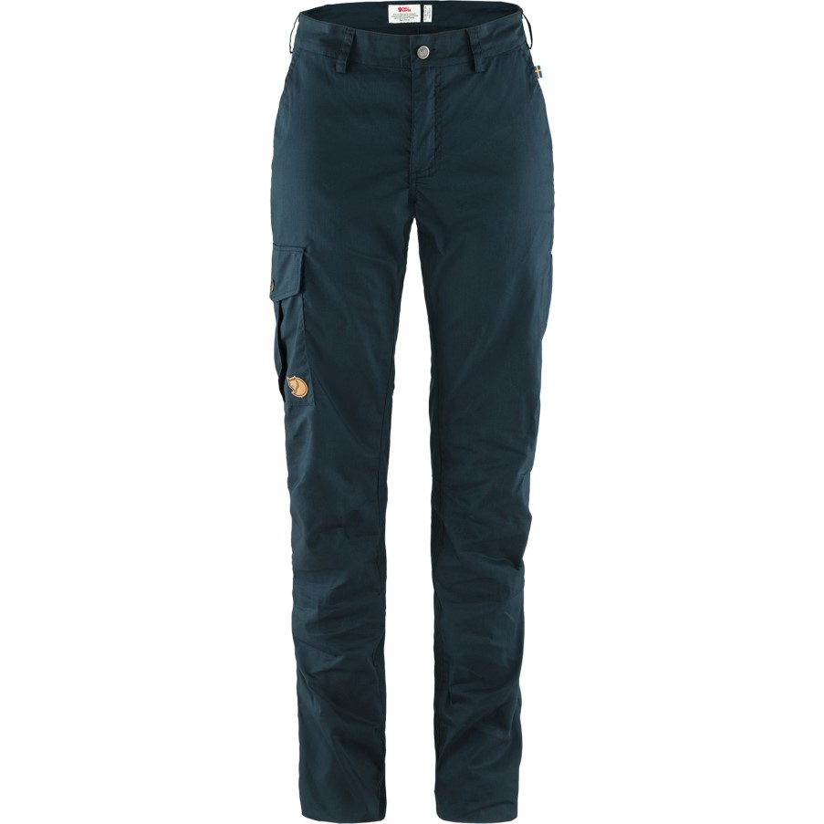 Fjällräven Dark Navy Karla Lite Curved Trousers W