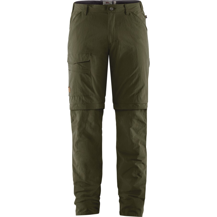 Travellers Mt Zip-Off Trousers M Laurel Green Fjällräven