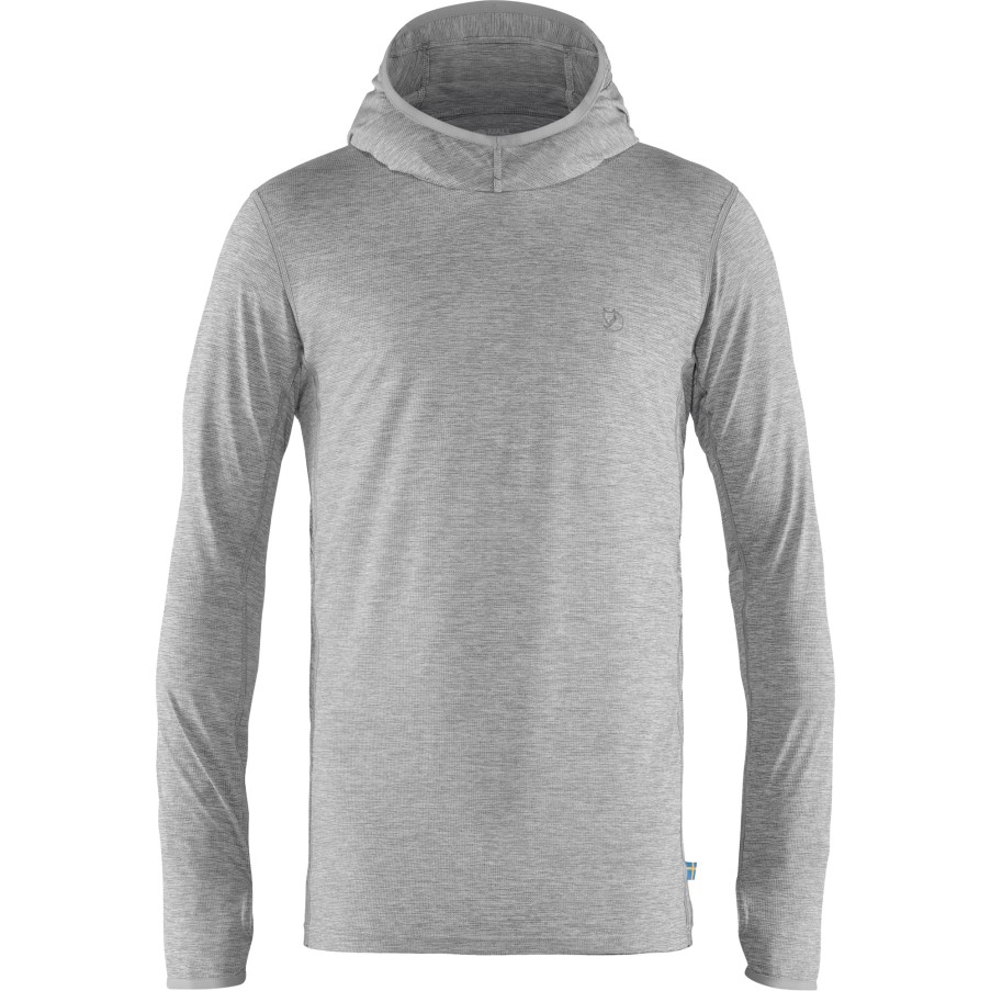 Shark Grey Fjällräven Brand Abisko Sun Hoodie M