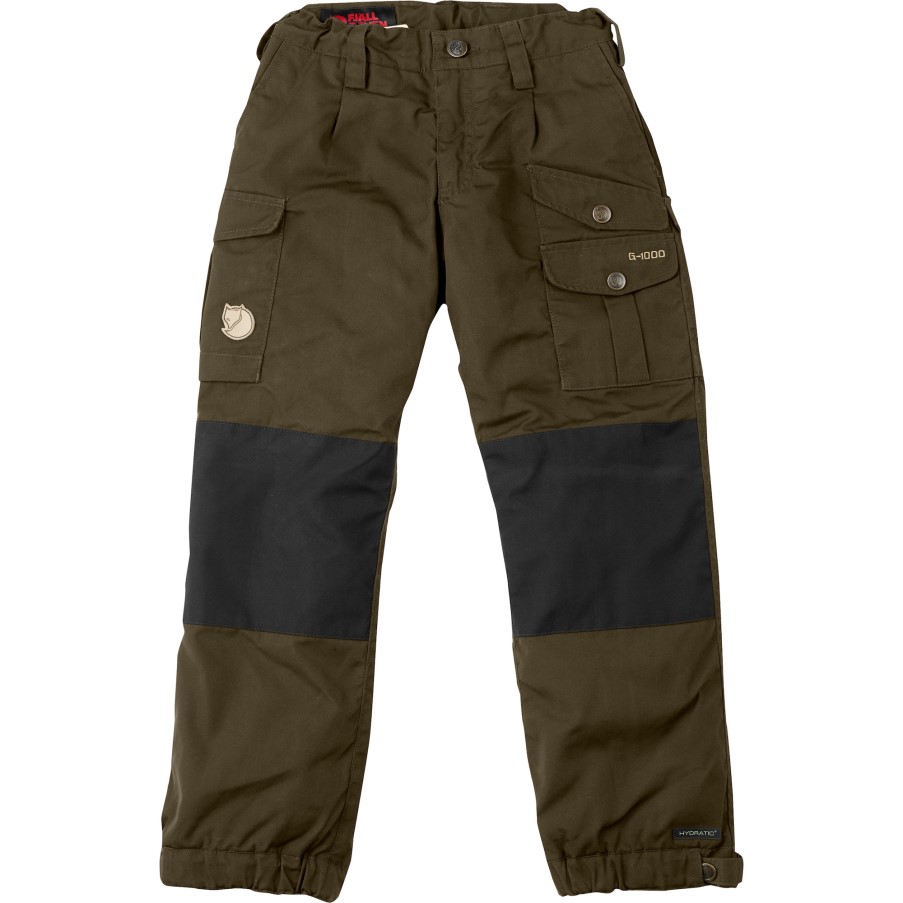 Fjällräven Dark Olive Kids Vidda Padded Trousers