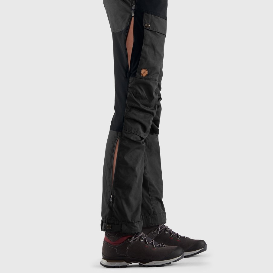 Fjällräven Timber Brown-Chestnut Keb Trousers Curved W Short