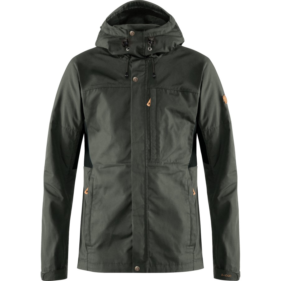 Fjällräven Dark Grey-Black Kaipak Jacket M