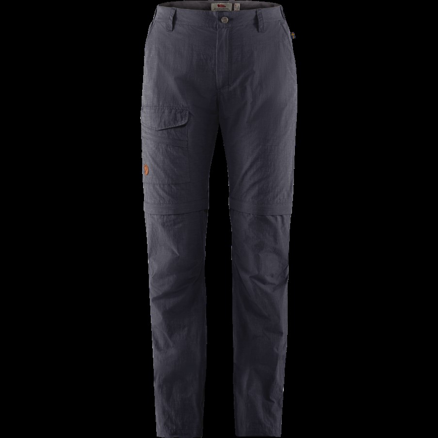 Fjällräven Dark Navy Travellers Mt Zip-Off Trousers W