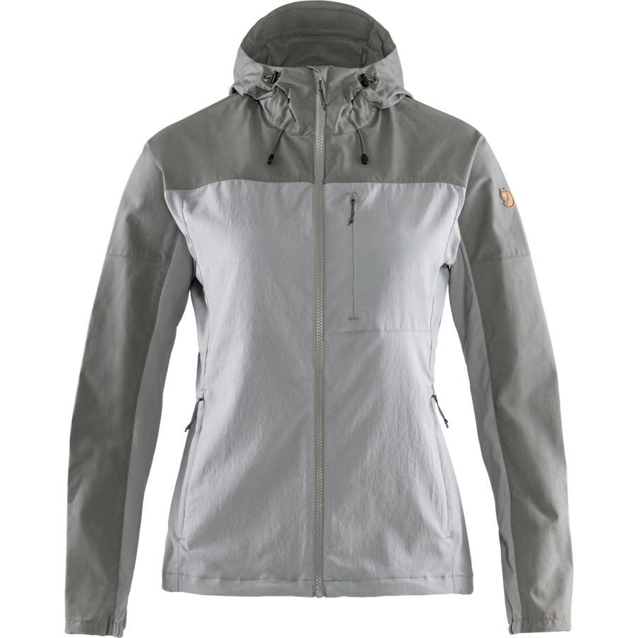 Abisko Midsummer Jacket W Fjällräven Shark Grey-Super Grey
