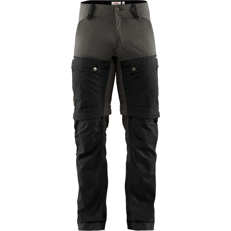 Black-Stone Grey Keb Gaiter Trousers M Long Fjällräven