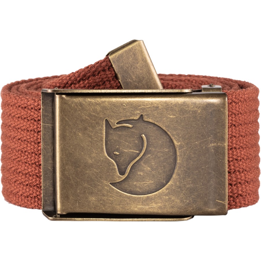 Fjällräven Autumn Leaf Canvas Brass Belt 4 Cm