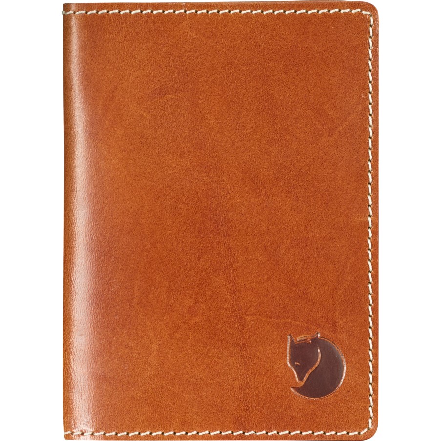 Leather Passport Cover Leather Cognac Fjällräven