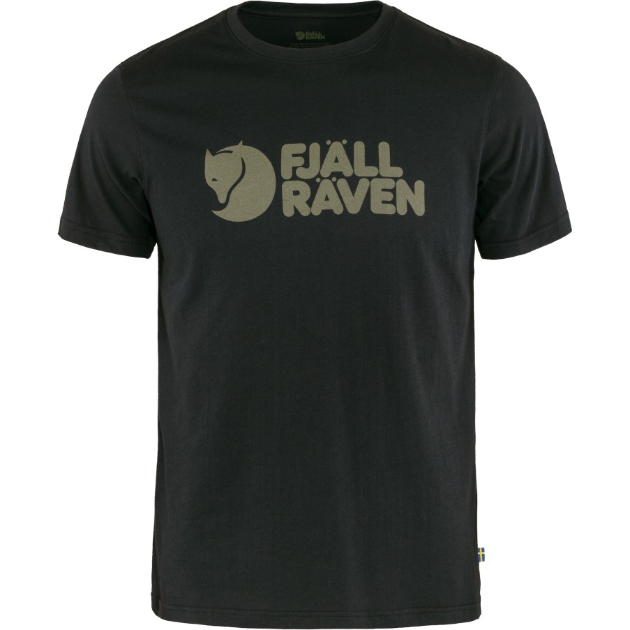 Logo T-Shirt M Fjällräven Black
