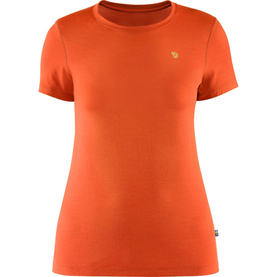Bergtagen Thinwool Ss W Hokkaido Orange Fjällräven