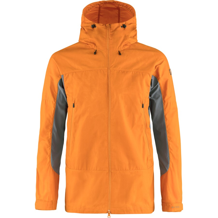 Abisko Lite Trekking Jacket M Fjällräven Ember Orange-Super Grey