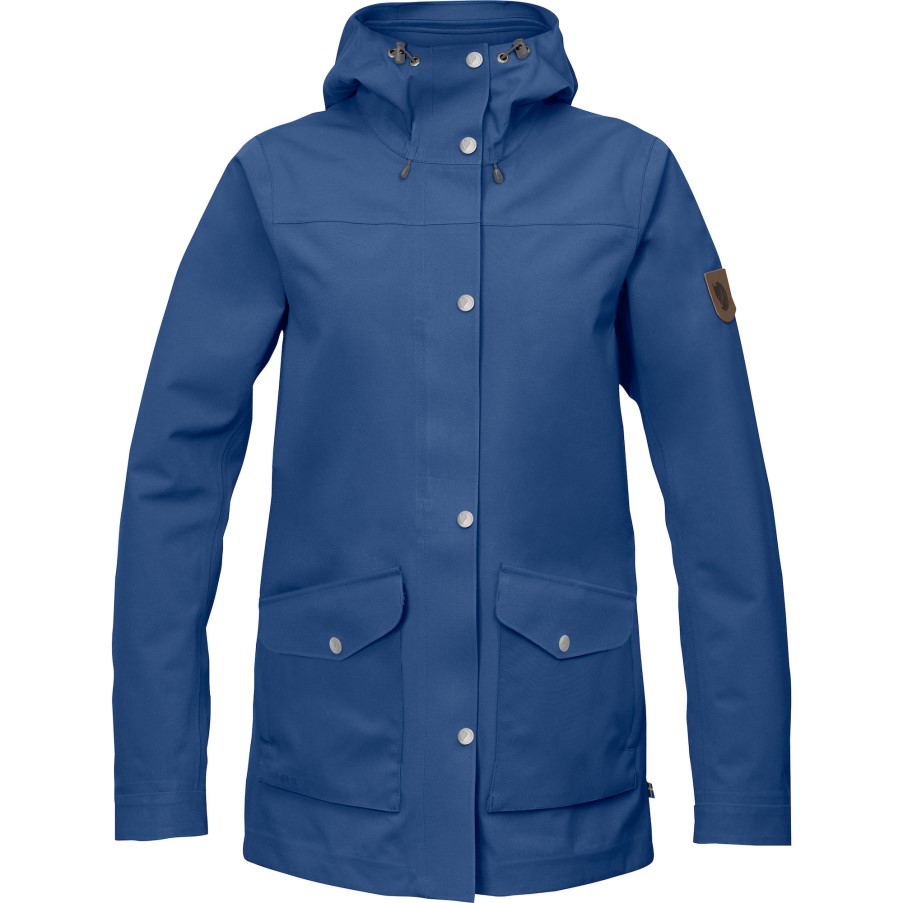 Deep Blue Greenland Eco-Shell Jacket W Fjällräven