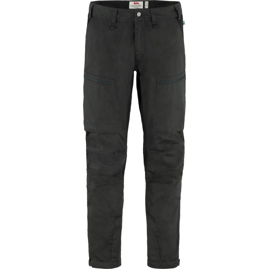Abisko Lite Trekking Trousers M Reg Dark Grey Fjällräven