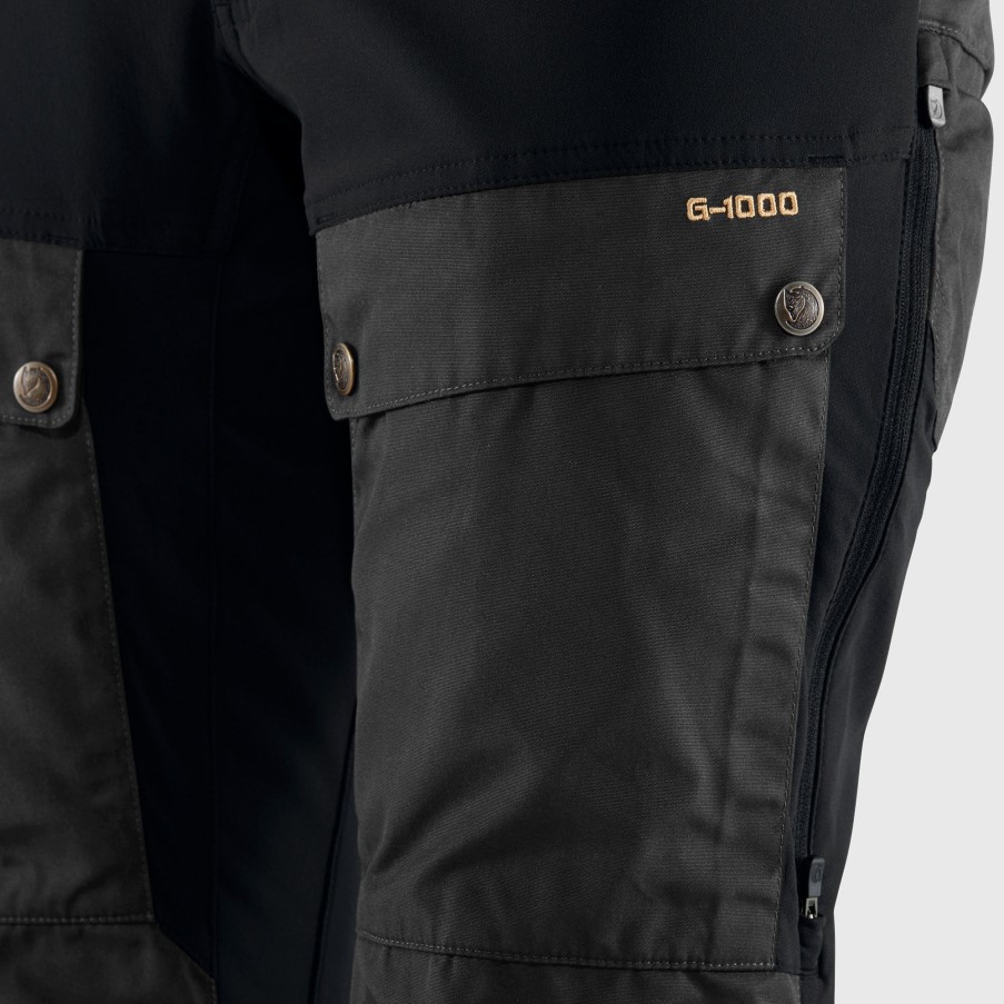 Keb Trousers Curved W Short Deep Forest-Laurel Green Fjällräven