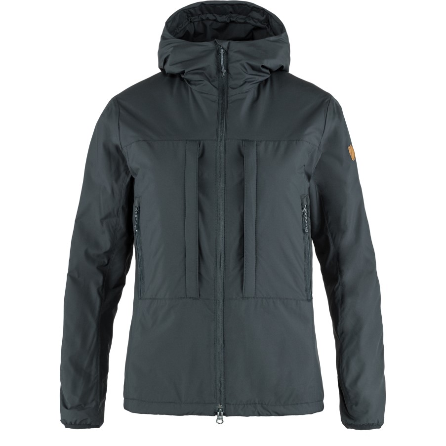 Dark Navy Keb Wool Padded Jacket W Fjällräven