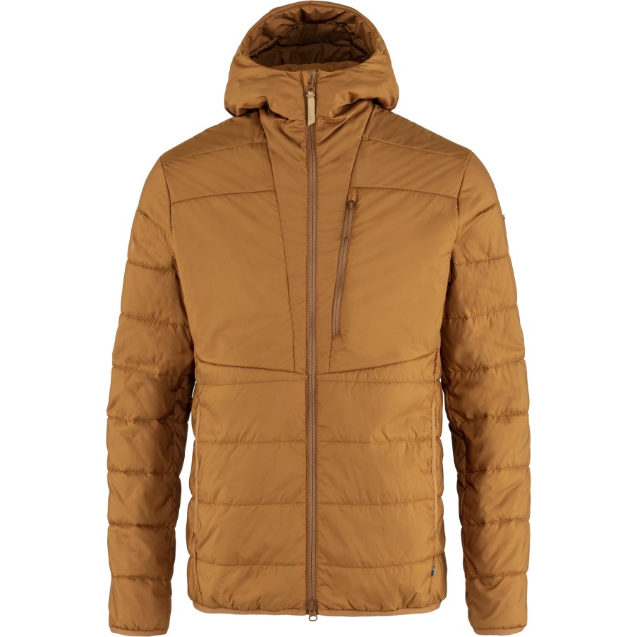 Fjällräven Brand Keb Padded Hoodie M Chestnut