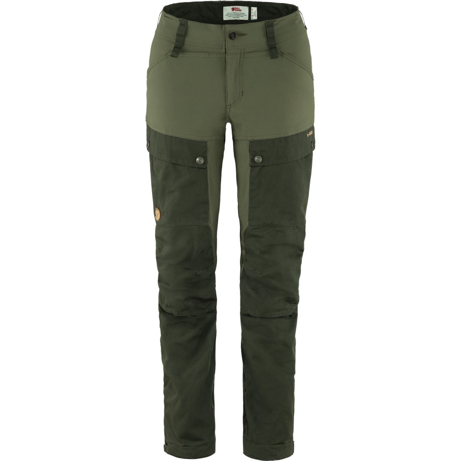 Fjällräven Deep Forest-Laurel Green Keb Trousers W Reg