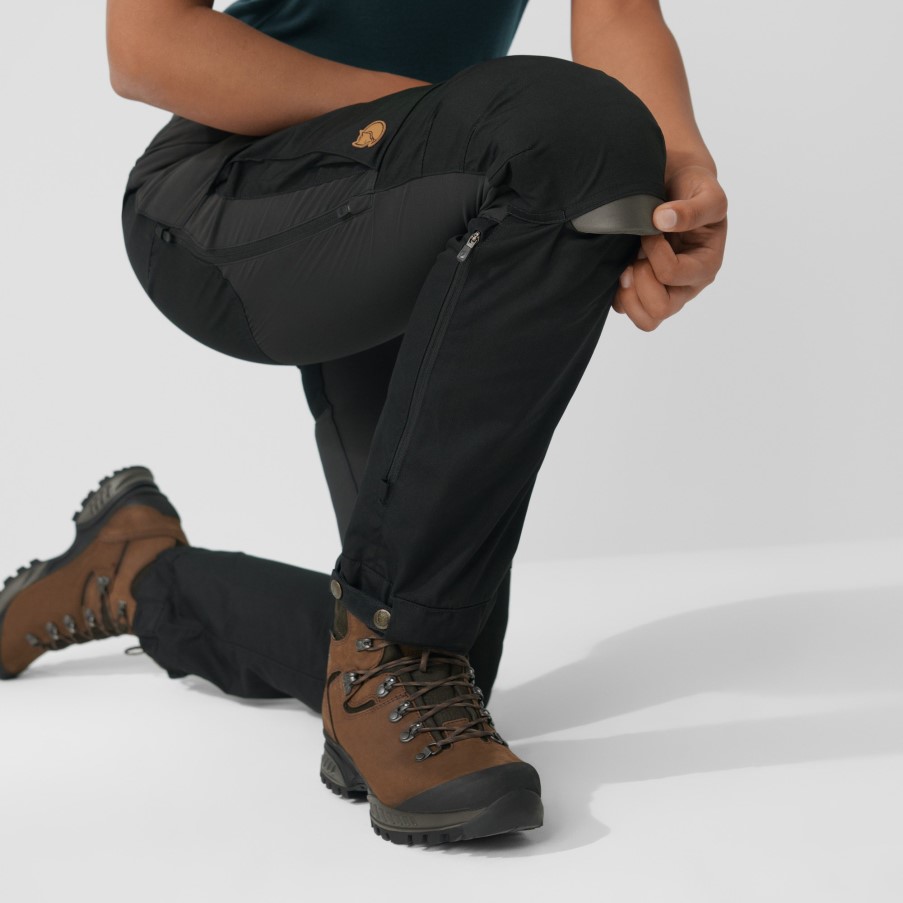 Keb Trousers W Short Fjällräven Deep Forest-Laurel Green