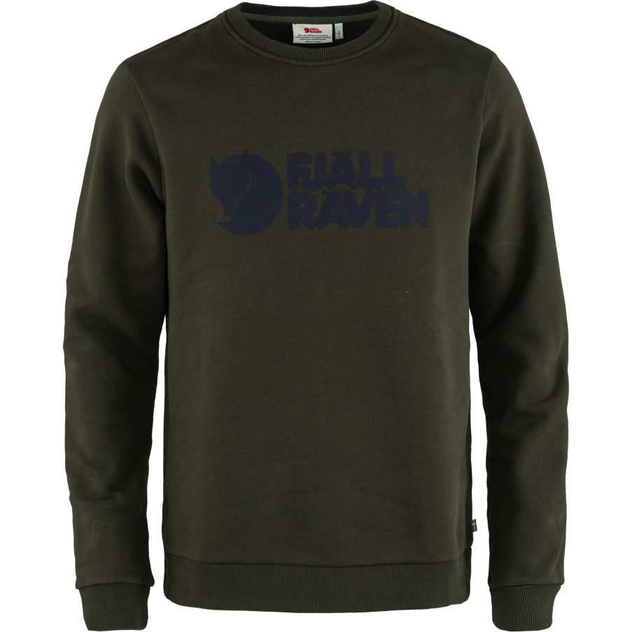Logo Sweater M Deep Forest Fjällräven