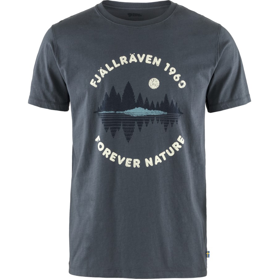 Navy Fjällräven Forest Mirror T-Shirt M