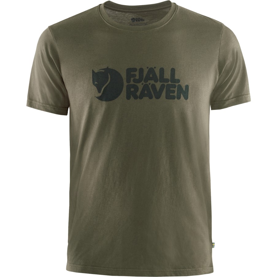 Logo T-Shirt M Dark Olive Fjällräven