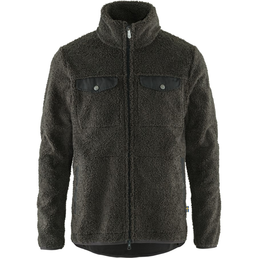 Fjällräven Brand Dark Grey Greenland Pile Fleece M