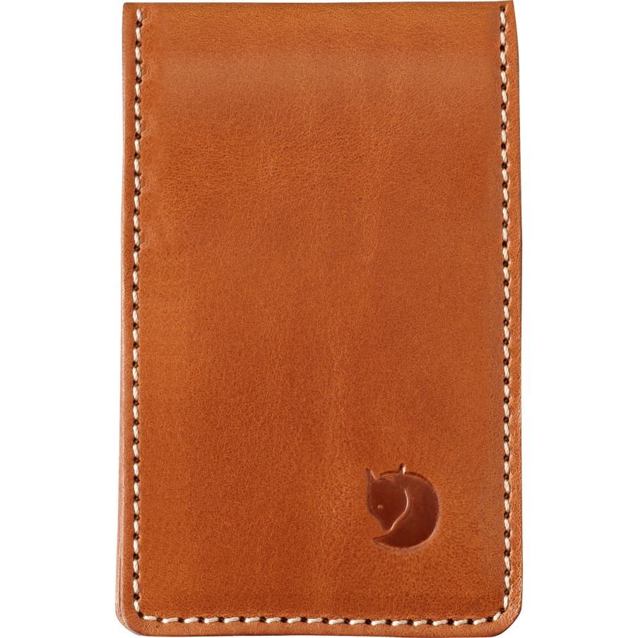 Leather Cognac Övik Card Holder Large Fjällräven