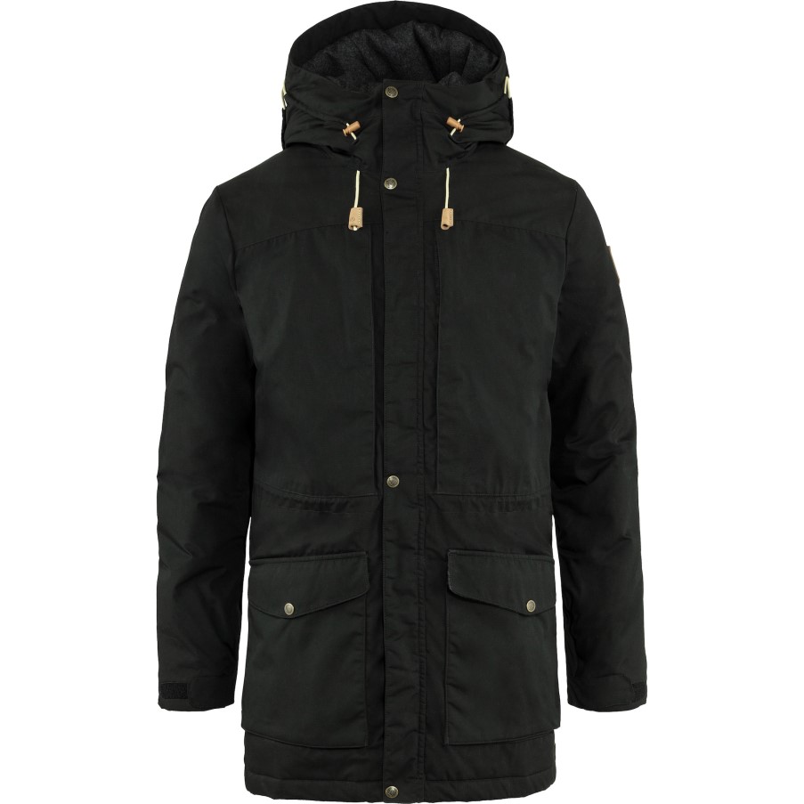 Singi Wool Padded Parka M Black Fjällräven