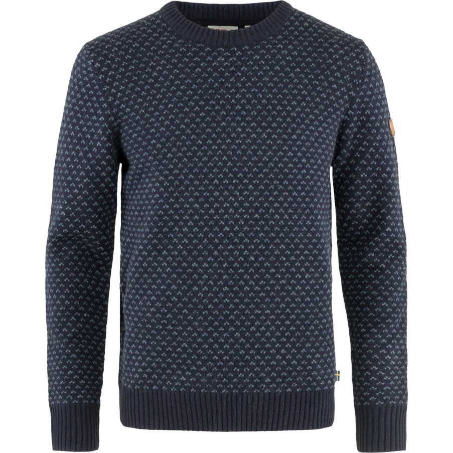 Övik Nordic Sweater M Dark Navy Fjällräven Brand