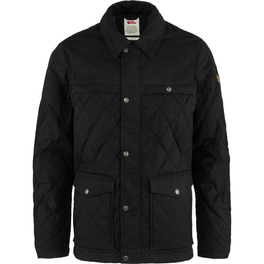 Black Fjällräven Övik Wool Padded Jacket M