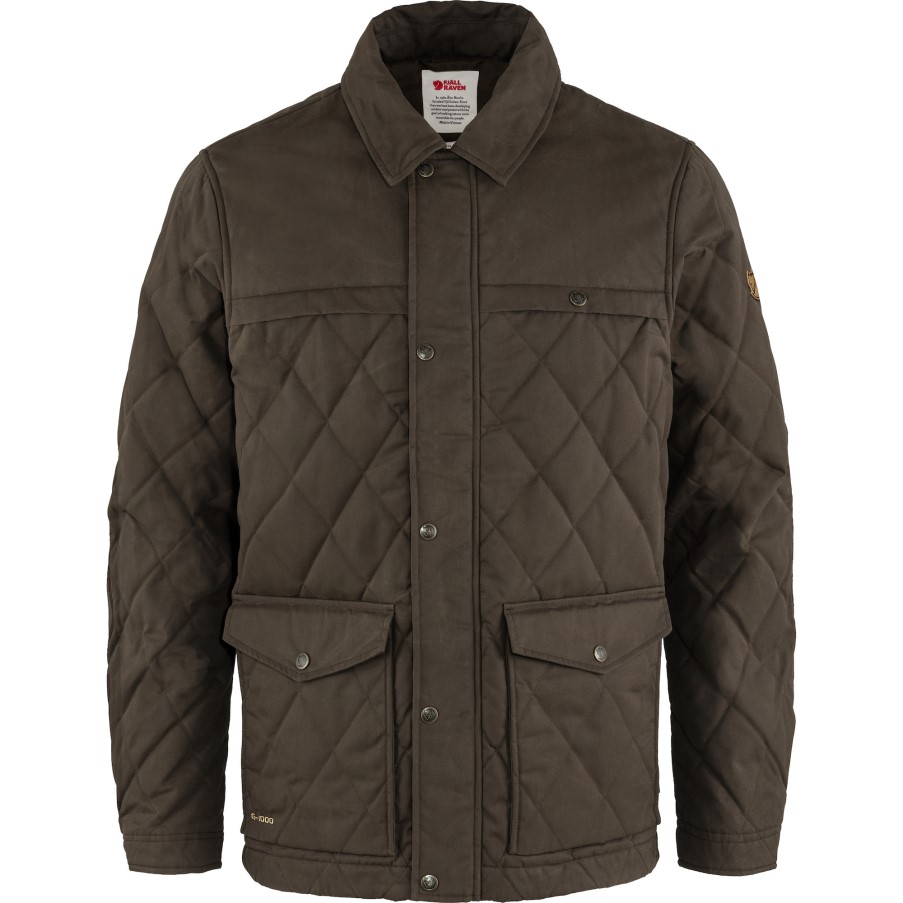 Dark Olive Övik Wool Padded Jacket M Fjällräven