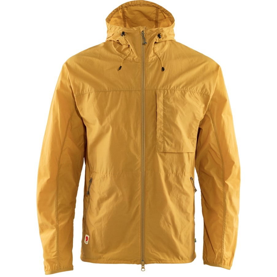 High Coast Wind Jacket M Ochre Fjällräven Brand